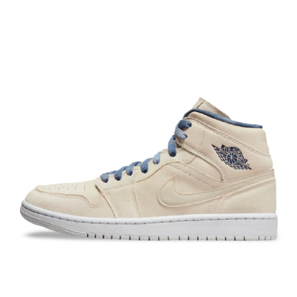 Tênis Nike Feminino Air Jordan 1 Mid Se " Sanddrift " Bege