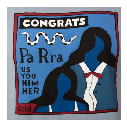 Camiseta Parra Congrats Azul