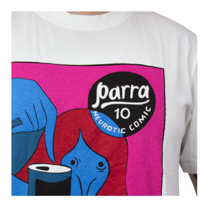 Camiseta Parra Neurotic Comic Branco