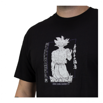 Camiseta Primitive Goku Ultra Instinct Preto