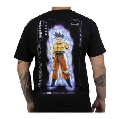 Camiseta Primitive Goku Ultra Instinct Preto
