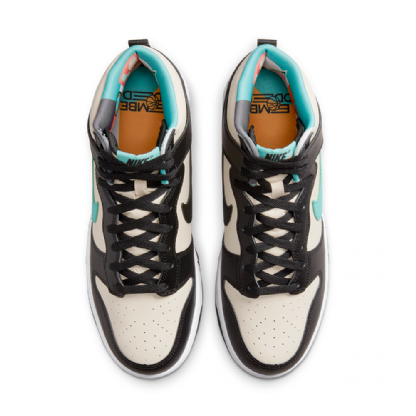 Tênis Nike Dunk Hi Retro Emb Branco/preto