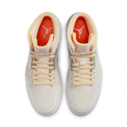 Tenis Nike Air Jordan 1 Mid Se Craft Branco
