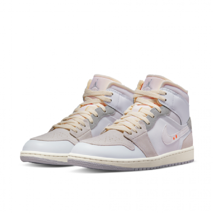 Tenis Nike Air Jordan 1 Mid Se Craft Branco