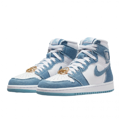 Tenis Nike W Air Jordan 1 Retro Hi Og Branco/azul