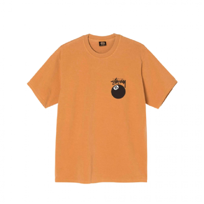 Camiseta Stussy 8 Ball Laranja