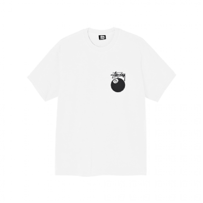 Camiseta Stussy 8 Ball Branco