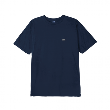 Camiseta Obey Riot Cop Peace Shield Azul