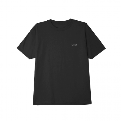 Camiseta Obey Fan The Flames Preto