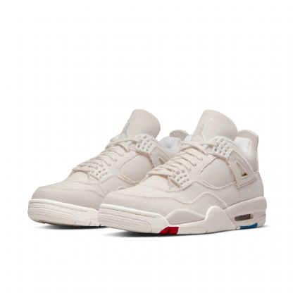 Tênis Nike Wmns Air Jordan 4 Retro Sail Branco