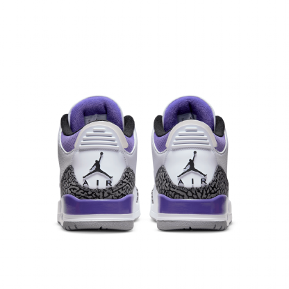 Tênis Nike Air Jordan 3 Retro Branco/roxo