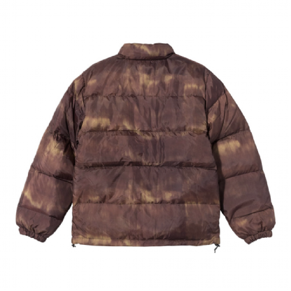 Jaqueta Stussy Aurora Puffer Marrom