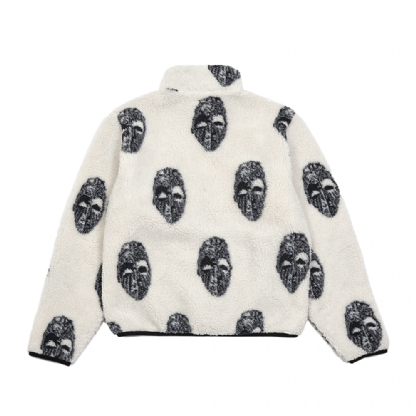 Moletom Stussy Mask Jacquard Branco