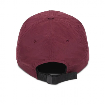 Boné Stussy Stock Washed Nylon Vinho