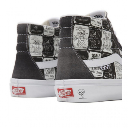 Tênis Vans Skate Sk8-hi Branco/cinza