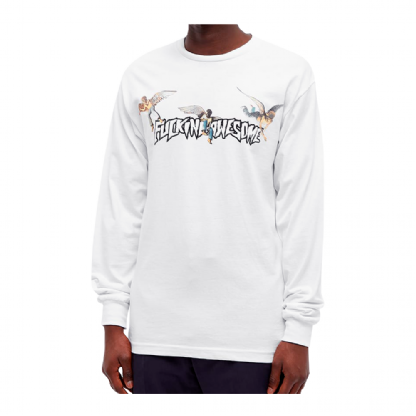 Camiseta F.awesome Angel Stamp Branco