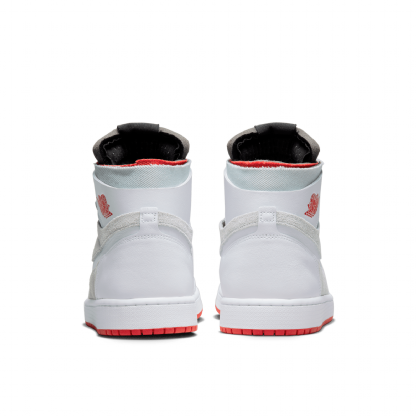 Tênis Nike Air Jordan 1 Zoom Comfort. Branco/cinza
