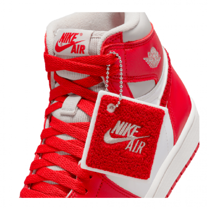 Tenis Nike Air Jordan 1 Retro Hi Og Feminino Branco/vermelho