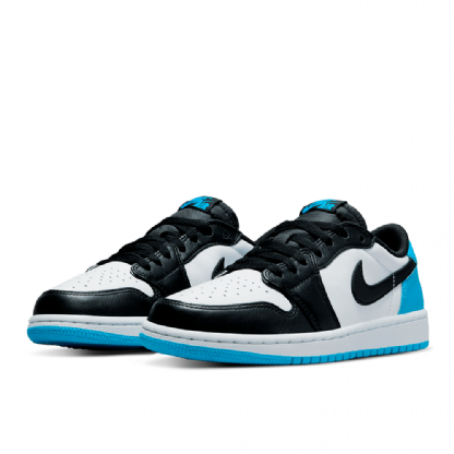 Tênis Nike Air Jordan 1 Low Og Branco/azul