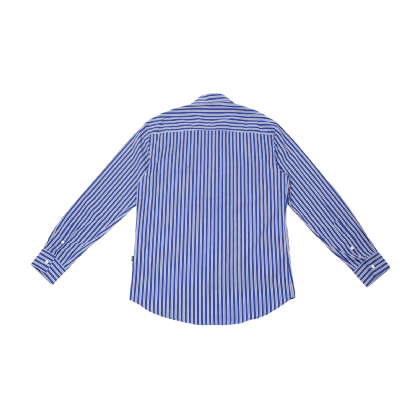 Camisa Maze Manga Longa Listrada Azul