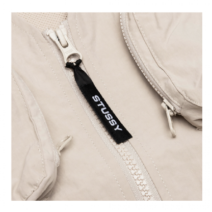 Colete Stussy Nylon Bege