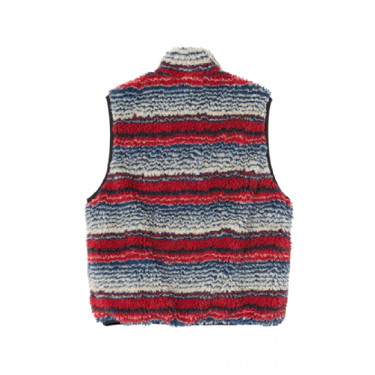 Colete Stussy Striped Sherpa Colorido