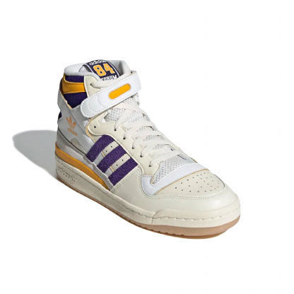 Tênis Adidas Forum 84 High Branco/amarelo