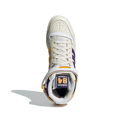 Tênis Adidas Forum 84 High Branco/amarelo