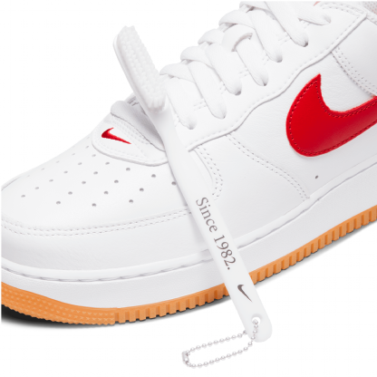 Tênis Nike Air Force 1 Low Retro " Colour Of The Month " Branco/vermelho