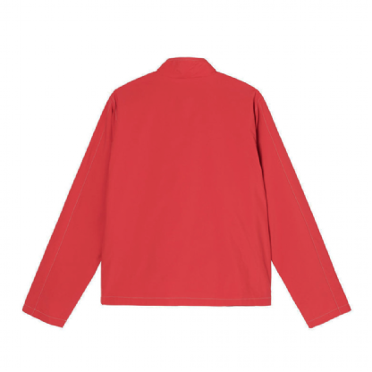 Jaqueta Stussy Panel Track Vermelho
