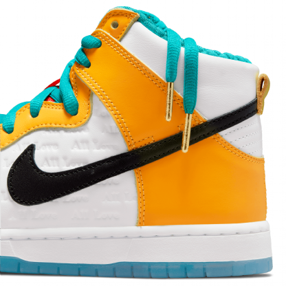 Tênis Nike Sb Dunk High Pro Qs Colorido