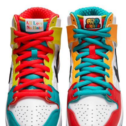 Tênis Nike Sb Dunk High Pro Qs Colorido