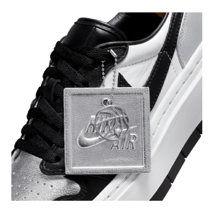 W Air Jordan 1 Elevate Low Se Preto/prateado