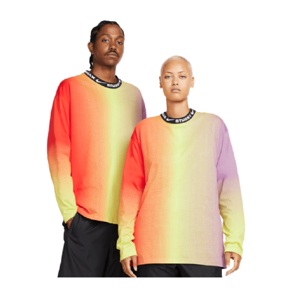 Camiseta Ls Nike X Stussy Colorido