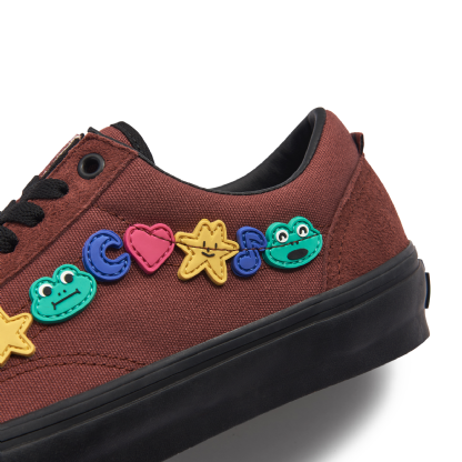 Tênis Vans Skate Old Skool "frog" Marrom