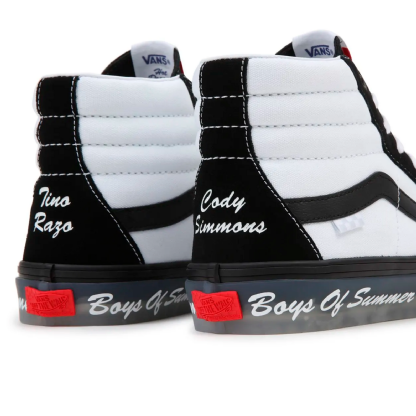 Tênis Vans Sk8 Hi V Preto/branco