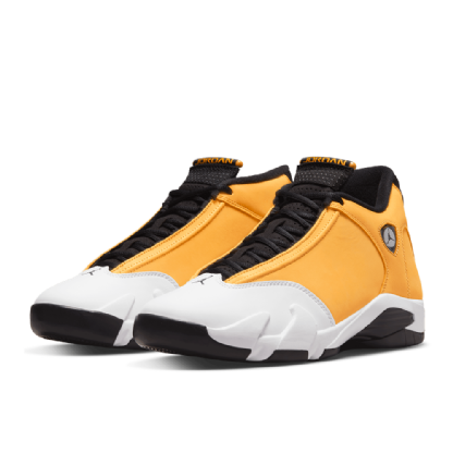 Tênis Nike Air Jordan 14 Retro Branco/amarelo