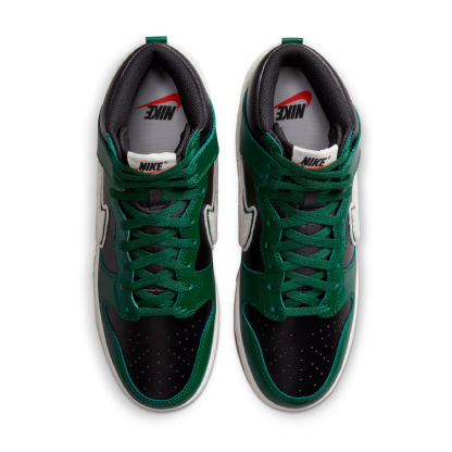 Tênis Nike Dunk Hi Retro Swoosh Preto/verde