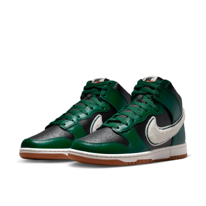 Tênis Nike Dunk Hi Retro Swoosh Preto/verde