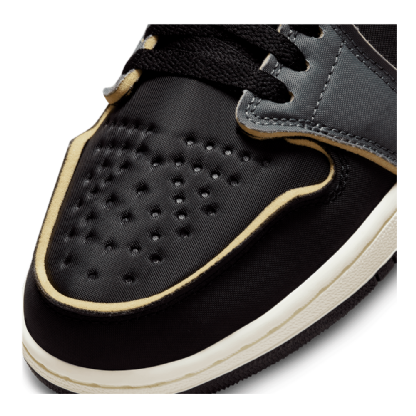 Tênis Nike Air Jordan 1 Low Retro Og Preto/cinza