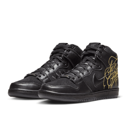 Tênis Nike Sb Dunk High Pro Qs Preto