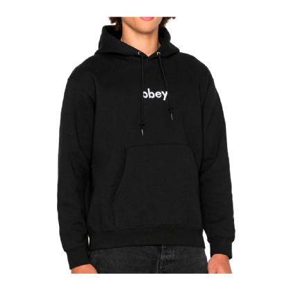 Moletom Obey Lowercase Preto