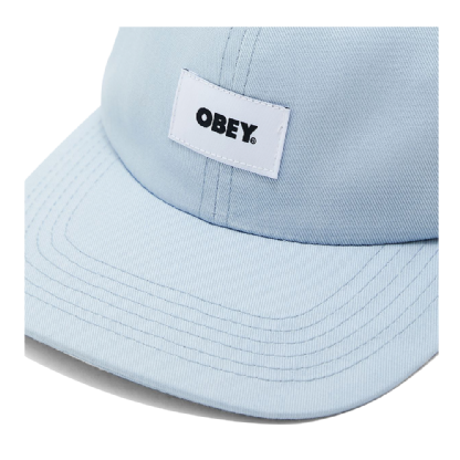 Boné Obey Bold Label Organic 6 Panel Cinza