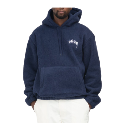 Blusa Sherpa Stussy Bronson Sherpa Azul