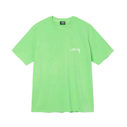 Camiseta Stussy Statue Pig Dyed Verde