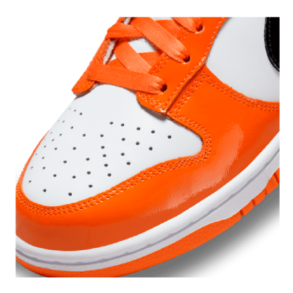 Tênis Nike Feminino Dunk Low Branco/laranja