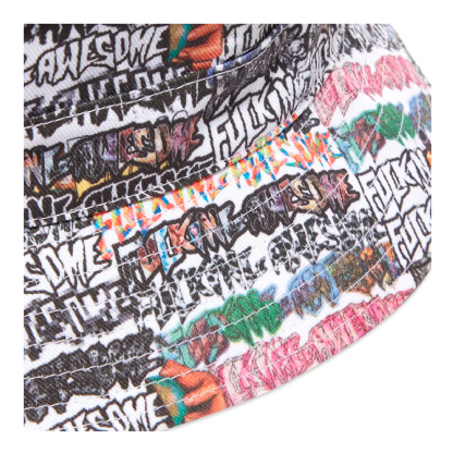 Bucket F.awesome Sticker Logo Branco