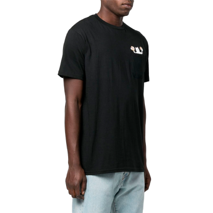 Camiseta Ripndip Lets Get Bread Pocket Preto