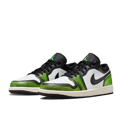 Tênis Nike Air Jordan 1 Low Branco/verde