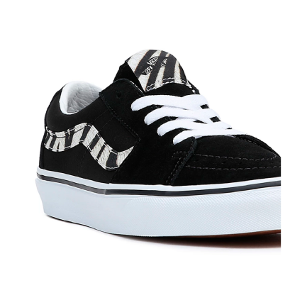 Tênis Vans Sk8 Low Animal Sidestripe "zebra" Preto/branco